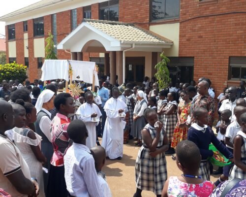 Joining the Eucharistic Procession